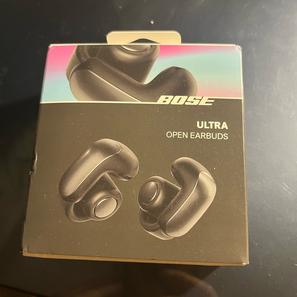 Bose Ultra Open Earbuds - Black Box open- Not used